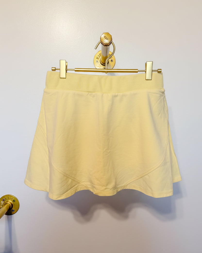 FINAL SALE Yellow Skort