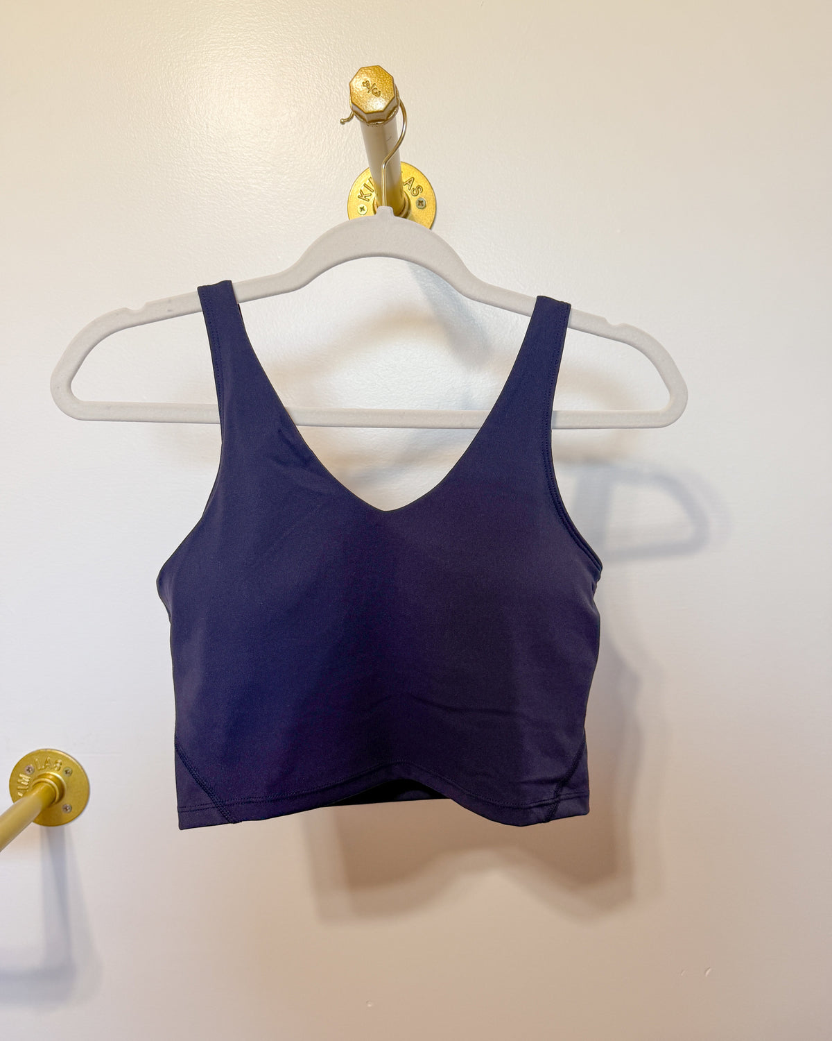 FINAL SALE Navy Blue Crop Tank