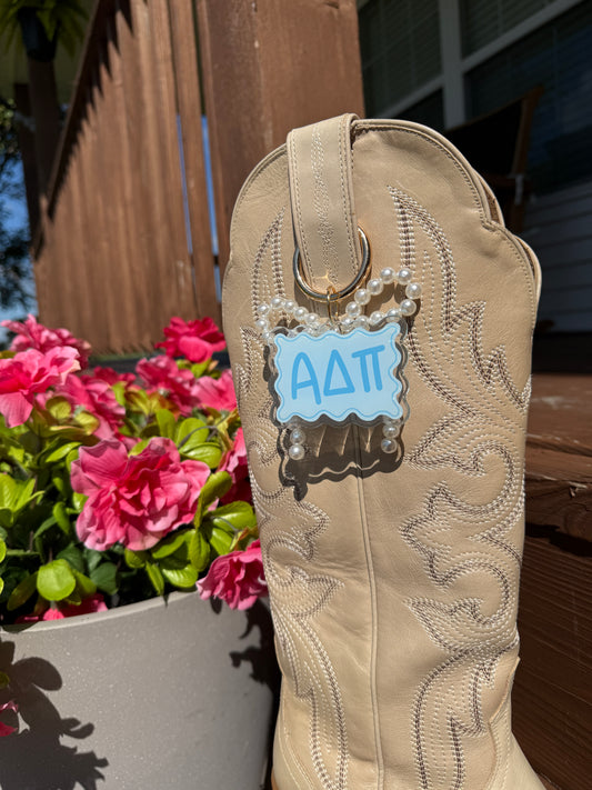 Alpha Delta Pi Bag & Boot Charm