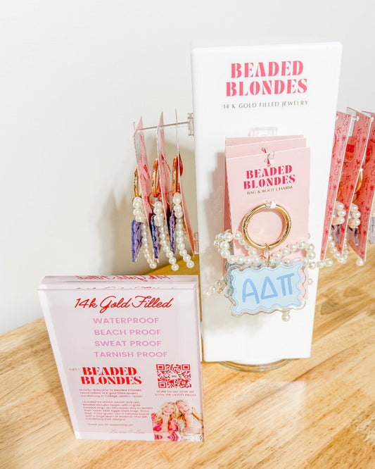 Alpha Delta Pi Bag & Boot Charm