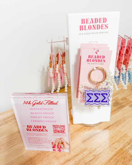 Tri Sigma Bag & Boot Charm