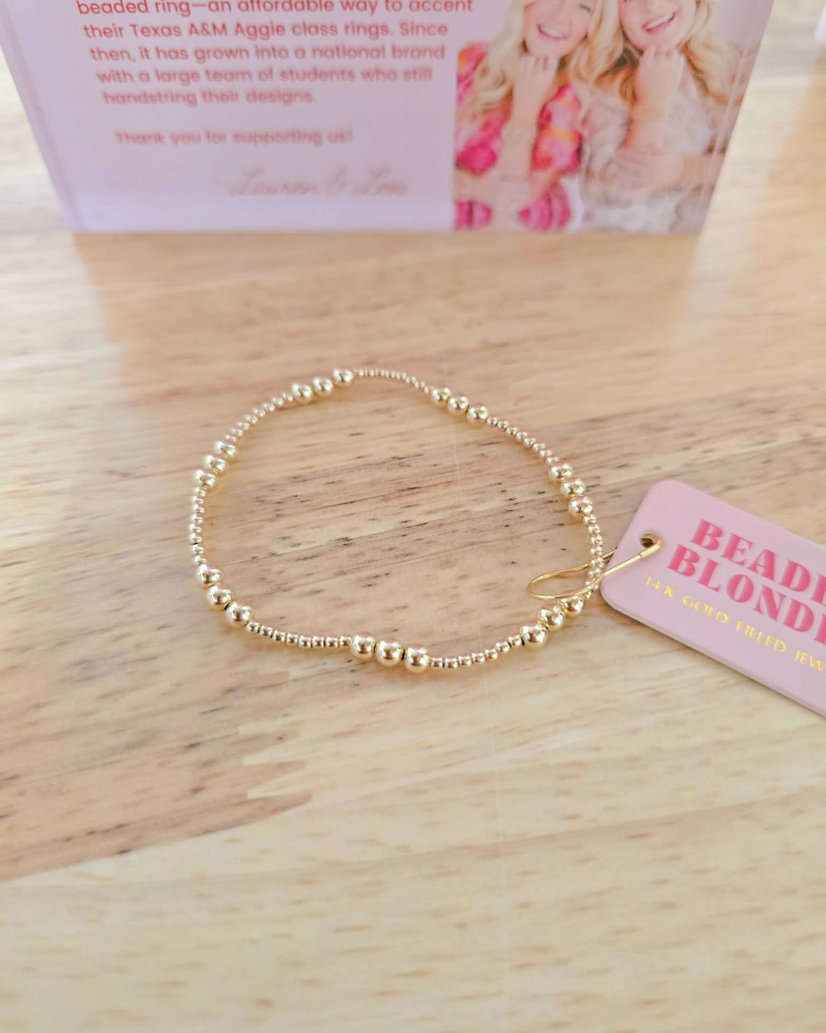 ILY Bracelet in Gold