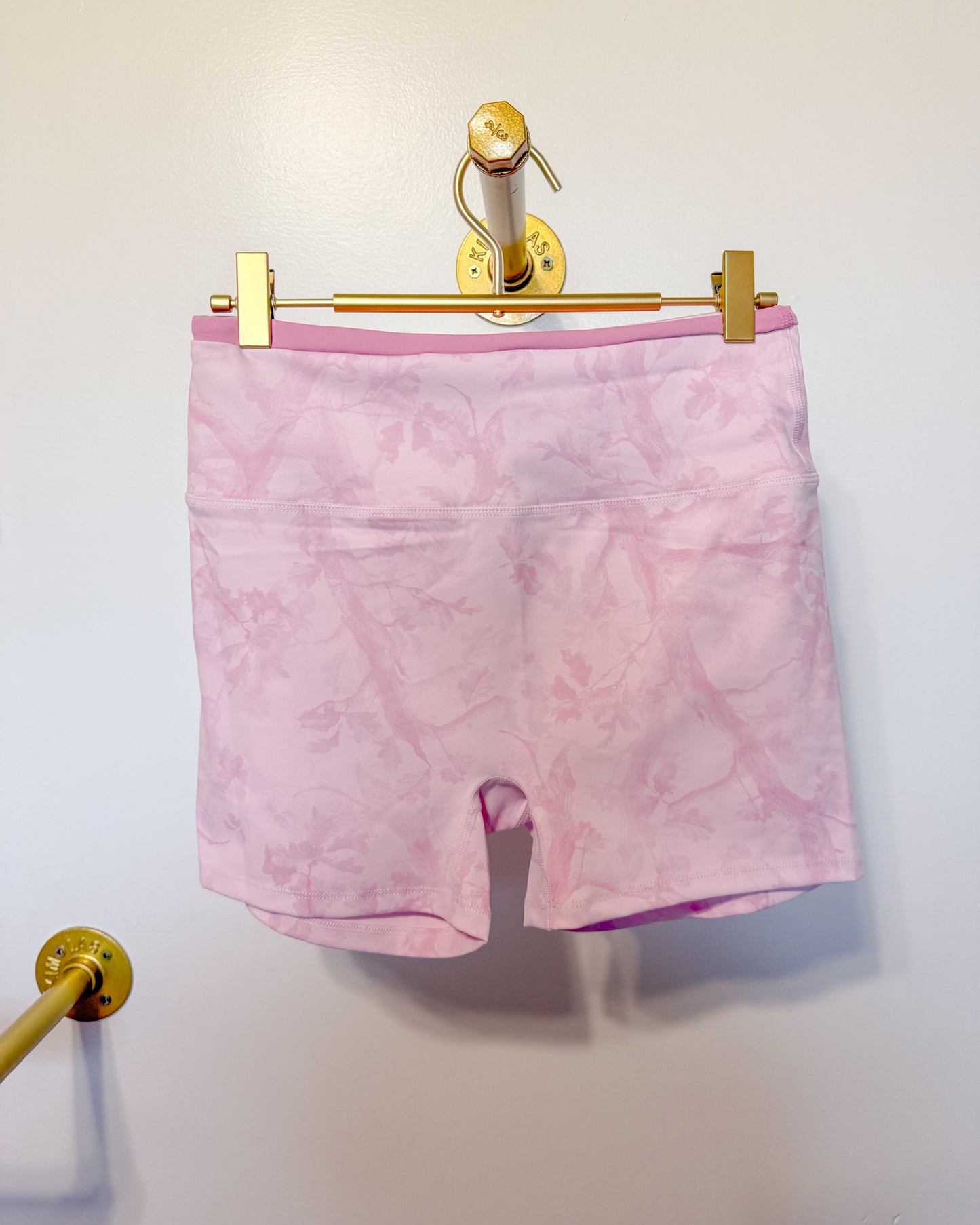Pink Camo Biker Shorts