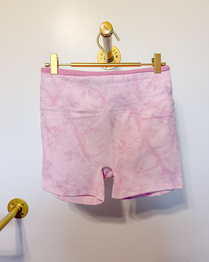 Pink Camo Biker Shorts