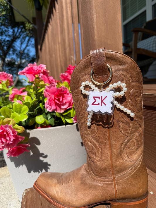 Sigma Kappa Bag & Boot Charm