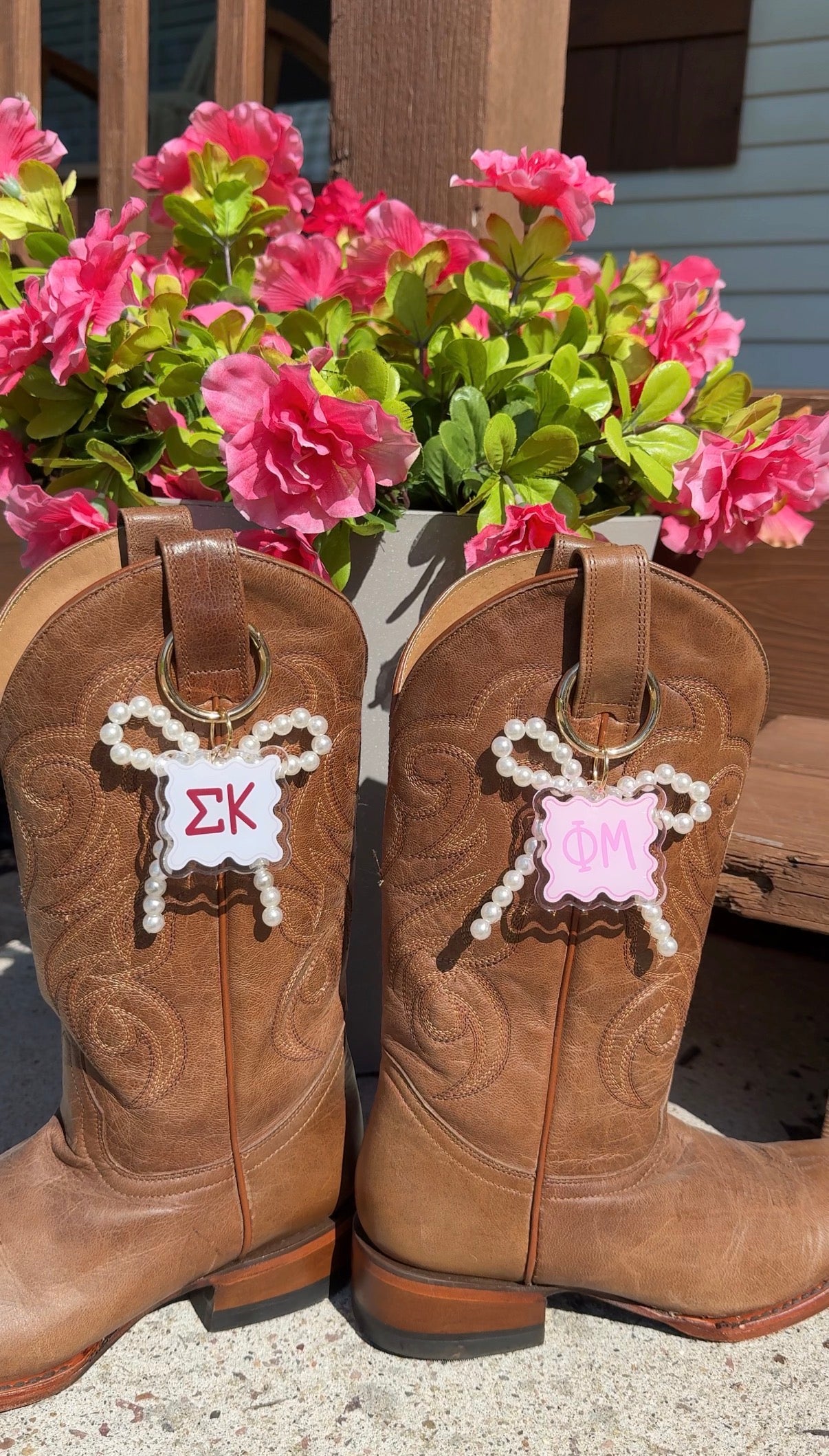 Sigma Kappa Bag & Boot Charm
