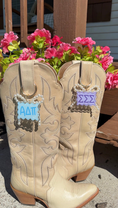 Alpha Delta Pi Bag & Boot Charm