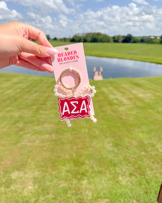 Alpha Sigma Alpha Bag & Boot Charm