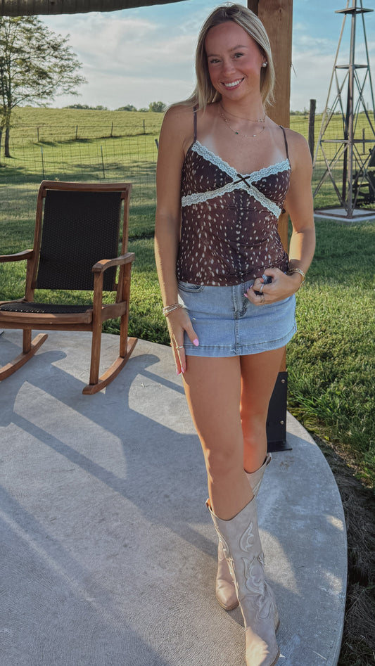 Deer Mesh Cami