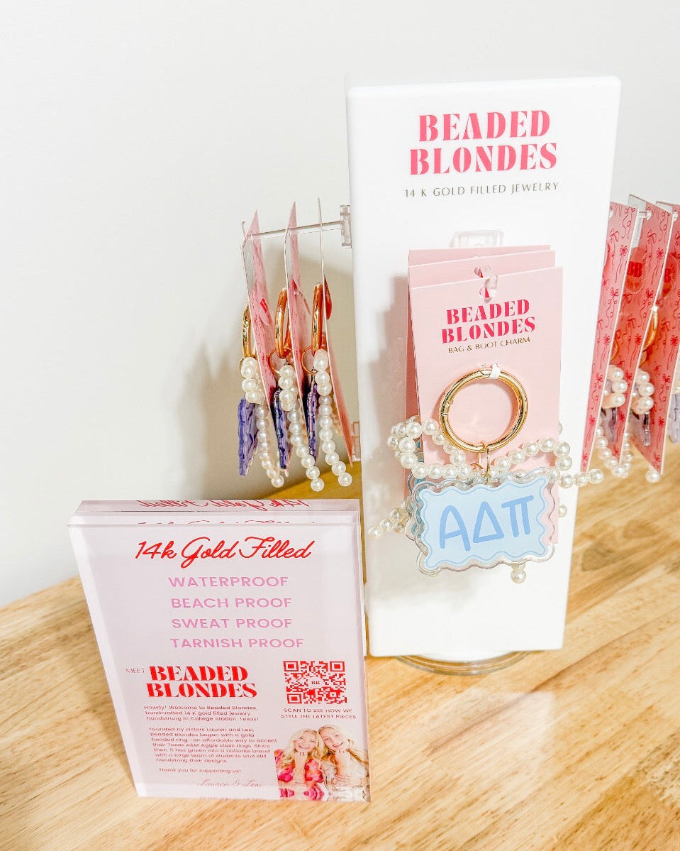 Alpha Delta Pi Bag & Boot Charm