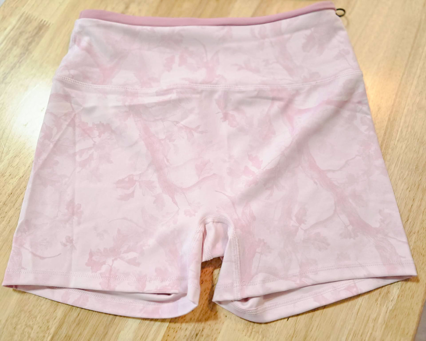 Pink Camo Biker Shorts