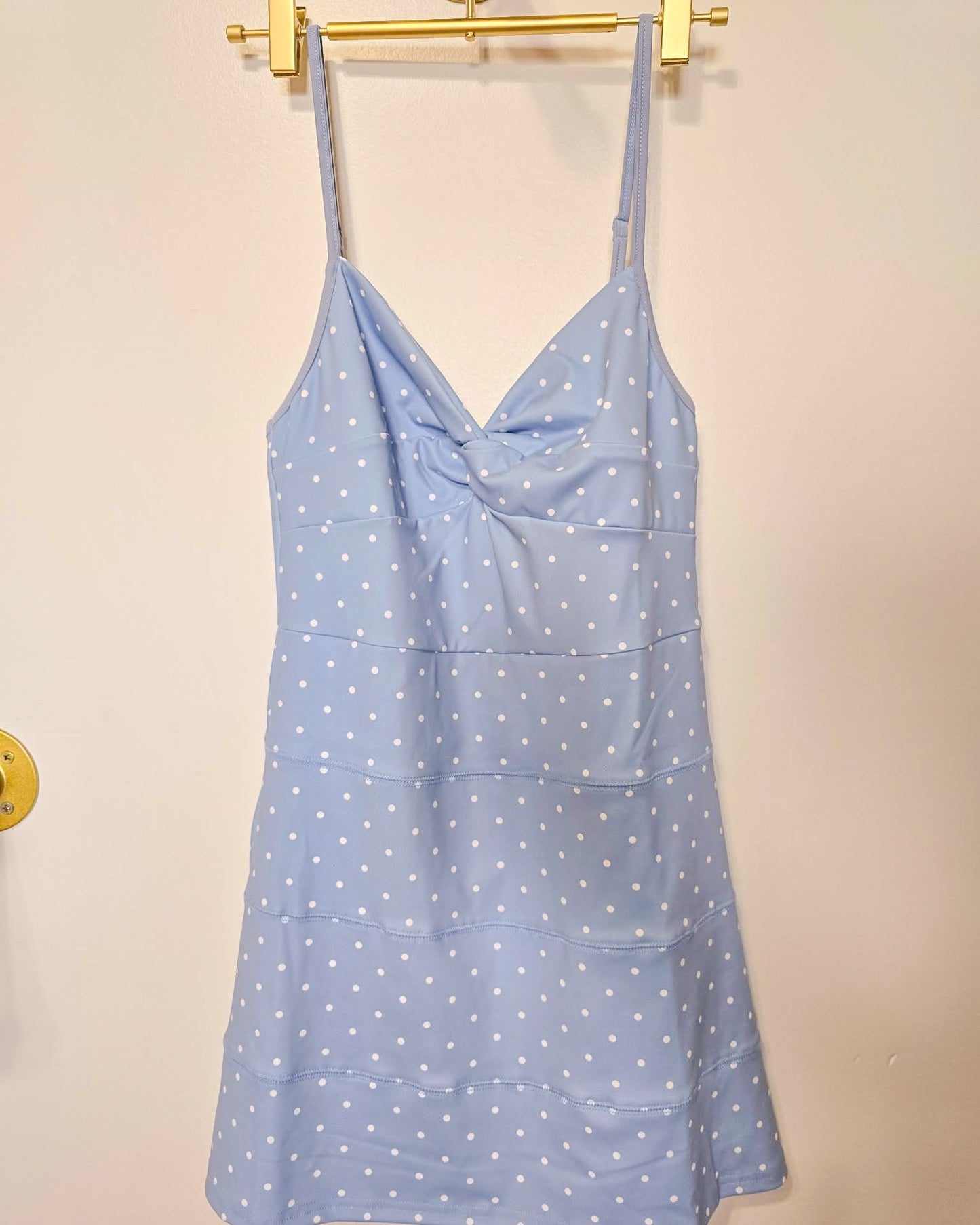 Blue Polka Dot Active Dress