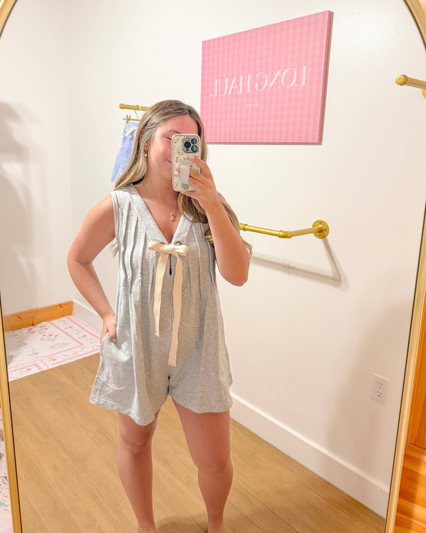 Grey Casual Romper