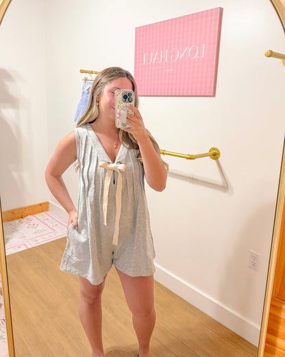 Grey Casual Romper