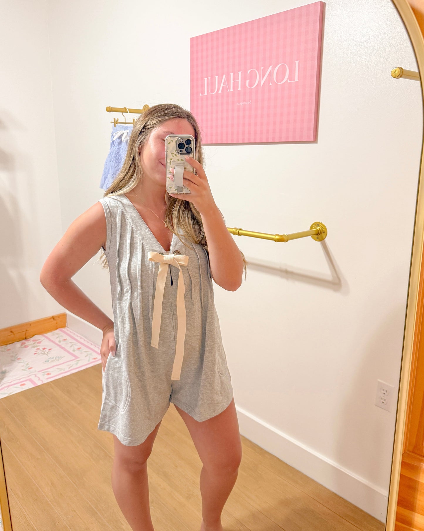 Grey Casual Romper