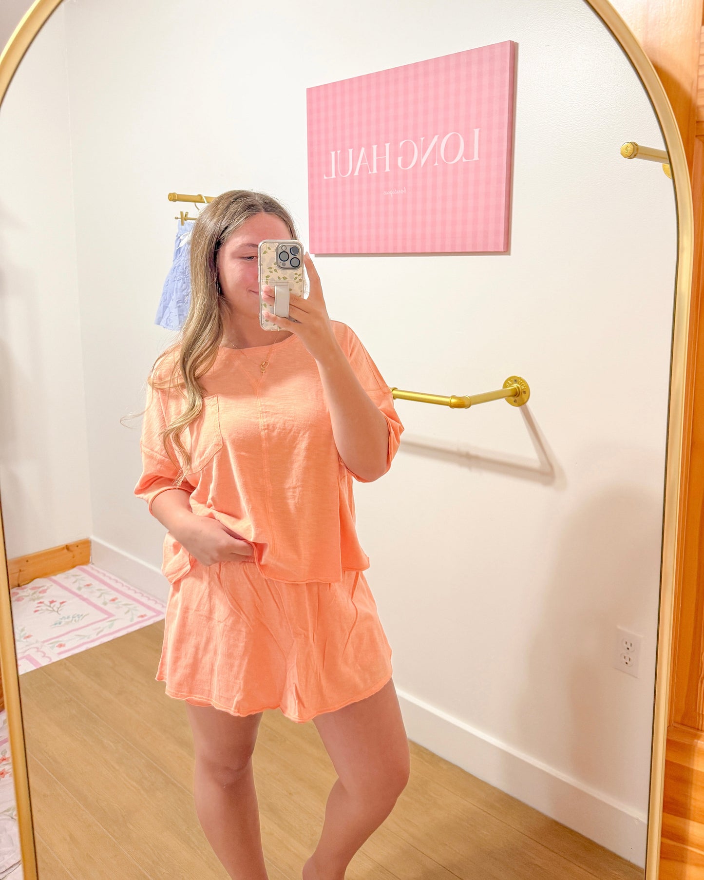 Peach Blossom Skort Set