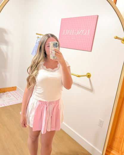 Pink Patchwork Skirt